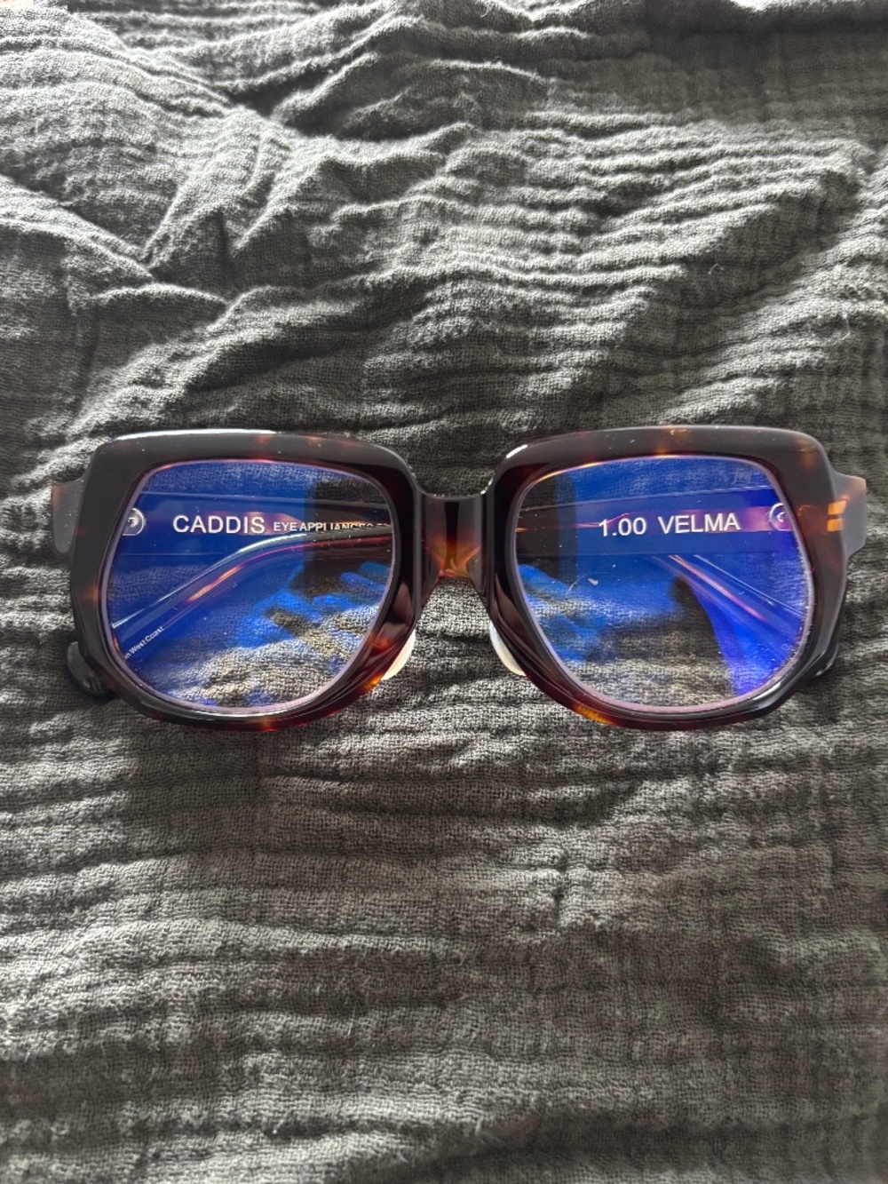 CADDIS Velma Eyeglasses Computer Blue Light Safe Reader Vintage Style Chunky